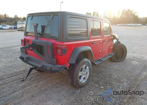 2018 Jeep Wrangler Unlimited Sport S 4X4 from USA, damaged, VIN 1C4HJXDG6JW108217